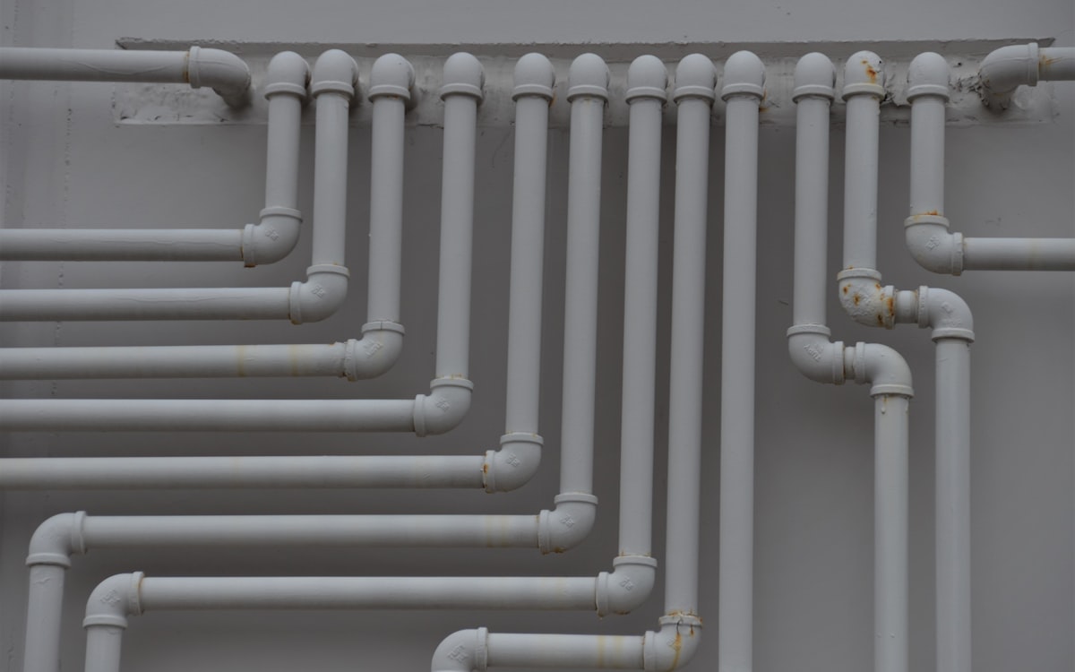 Refrigeration plant-room pipework
